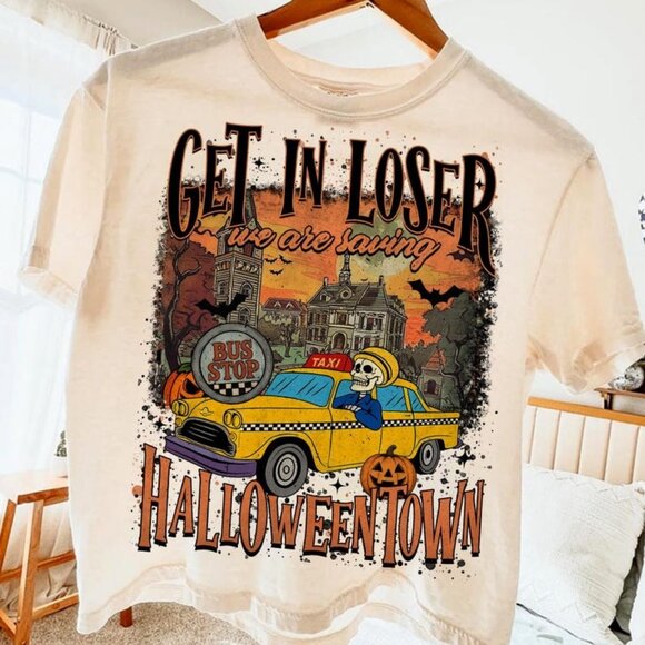 Tops - Spooky Season Tee, Halloween pumpkin Graphics Tee
